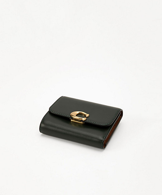 美品◼️コーチ◼️ バンディット ウォレット　三つ折り財布　ブラックレザー